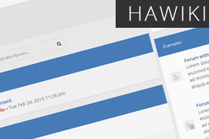 Hawiki - Light Content-Focused phpBB Style