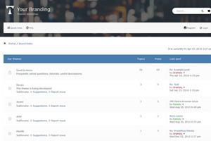 Tiaw - Classic Responsive phpBB Style